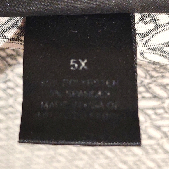 Maggie Barnes multicolor 3/4 sleeve blouse 5X - Picture 7 of 7